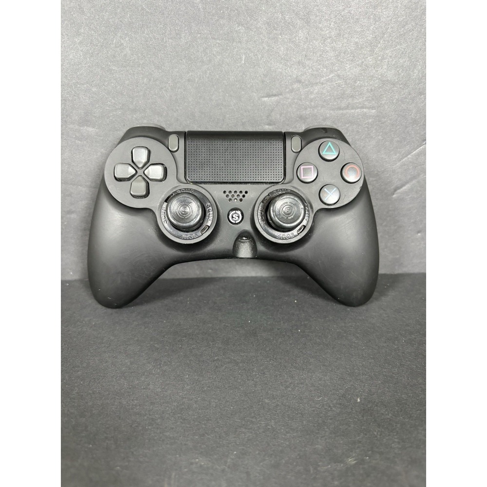 SCUF Impact PS4 Controller Black SG402-02 w/ Paddles Tested Power On